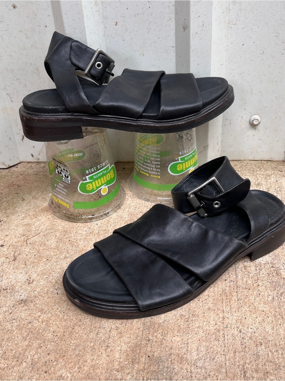 Rag & Bone Sandals Black Leather 6